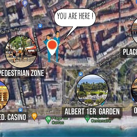 Nestor&Jeeves - Cactus Riviera - Hyper Center - Very Close Sea And Place Massena Nisa Exterior foto